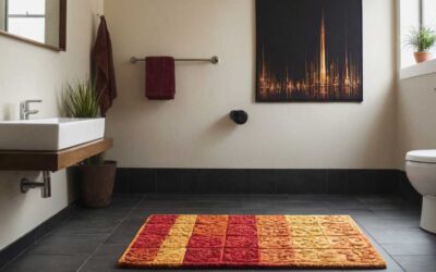 Des pas sur l’insolite trouvez votre tapis de salle de bain original